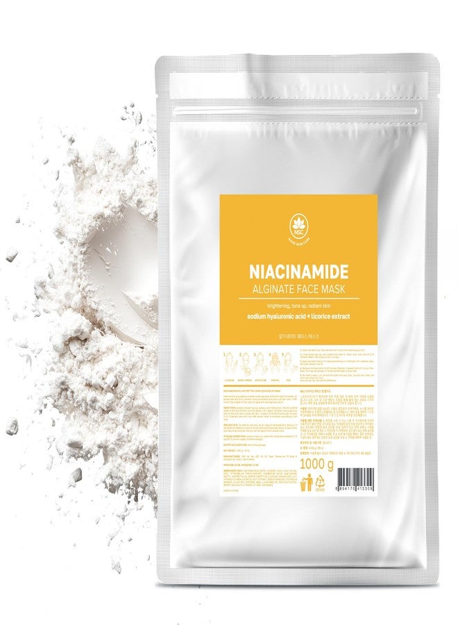 NSC Name Skin Care Alginate Powder Face Mask with Niacinamide and Peptide Complex - 2.2lb, 40 Applications - Peel Off Korean Beauty Natural Fascial Skincare - Hydrating Moisturizing Exfoliating Kit - Image 1